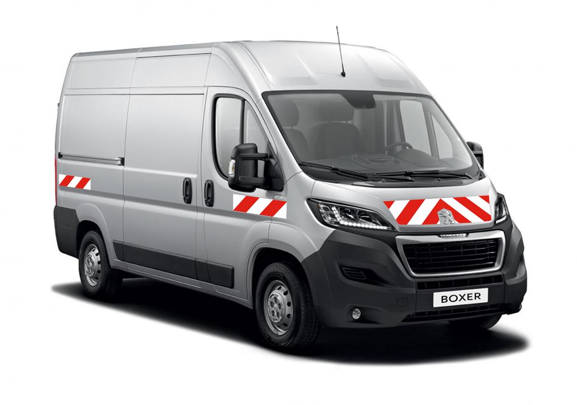 Kit ritroriflettente pretagliato Classe A PEUGEOT BOXER 2014-2023